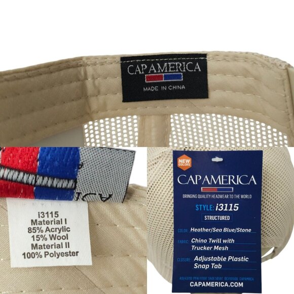 Kona Brewing Co Snapback Cap Embroidered Chino Twill Mesh Trucker Baseball Hat - Picture 8 of 13